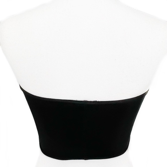 🌴 Gear Company Black Bandeau Stretch Rave Camisole Bralette Sale 3 / $20 Top S - Picture 2 of 2